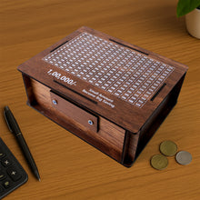 Wooden Money  Piggy Bank Money Box (1 Pc  With Marker Pen)