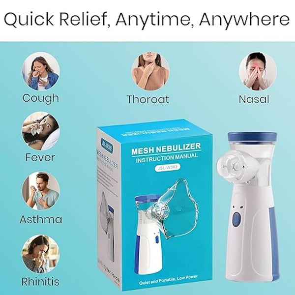Mini Portable Mesh Nebulizer | Rechargeable Mesh Nebulizer
